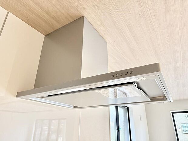 ■調理時の蒸気や匂いが換気扇に誘導され、効率的に排煙ができます。
