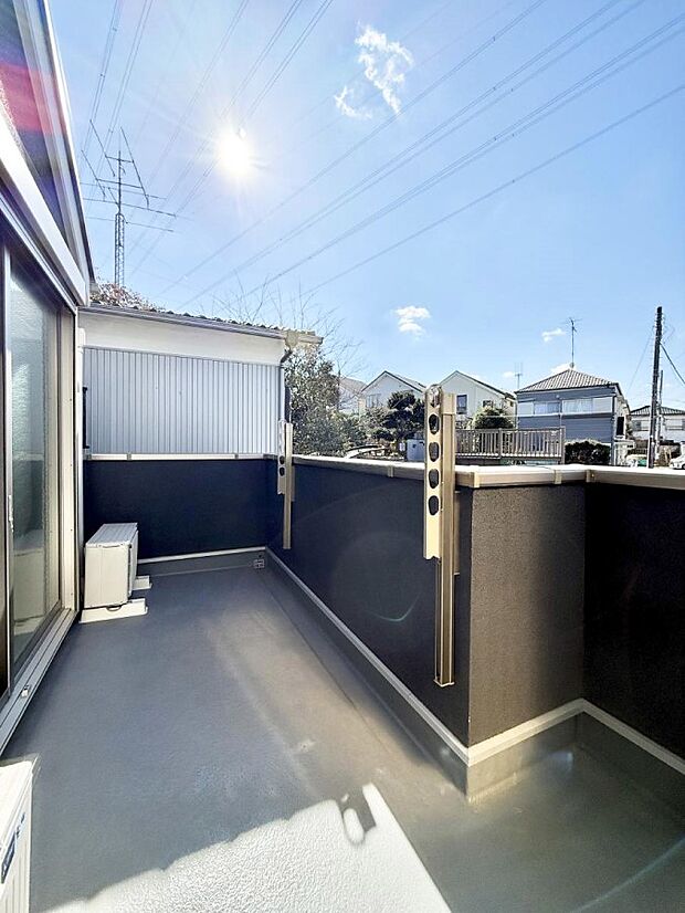 ■お洗濯物がよく乾く陽当たり良好のバルコニーです!