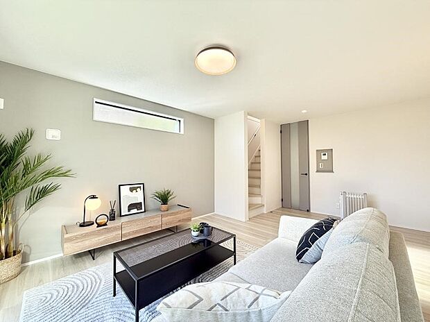 ■温もりを感じる、居心地のいいリビング