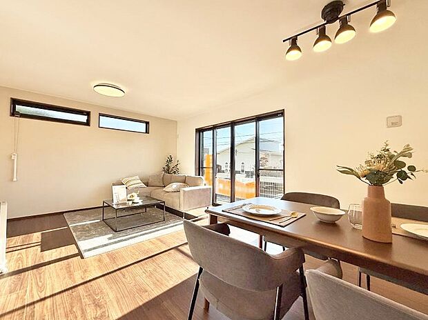 ■心落ち着く場所、ゆったり過ごせるリビング