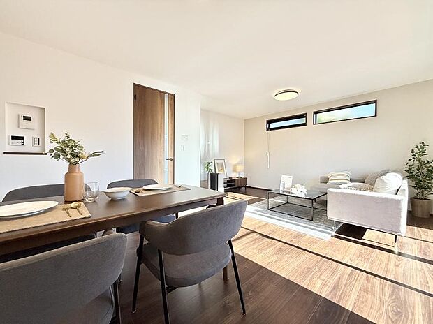 ■温もりを感じる、居心地のいいリビング