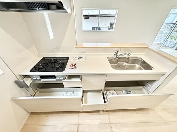 1号棟 ■料理がもっと楽しくなる、快適なキッチン空間