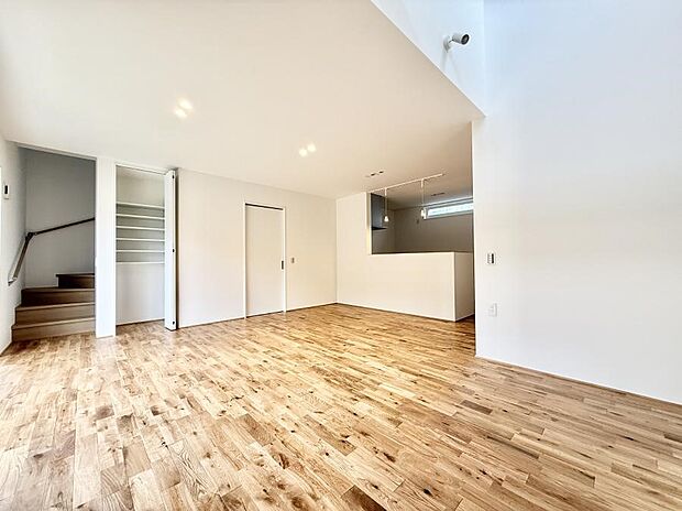 ■リビングイン階段を採用!コミュニケーションが取りやすいですね