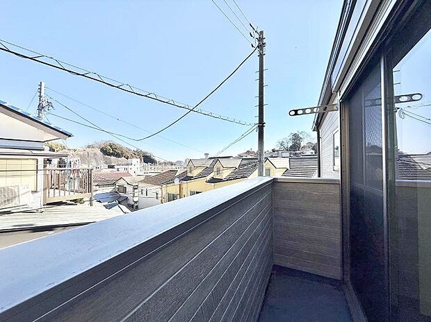 ■お洗濯物がよく乾く陽当たり良好のバルコニーです!