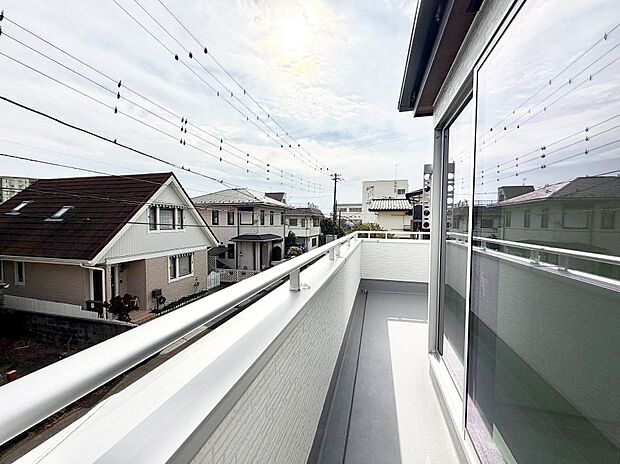 日当たり良好 眺めの良いバルコニーです!