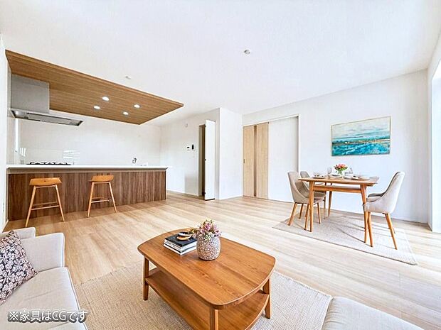 ■インテリアを考えるのが楽しみな広いリビングです!