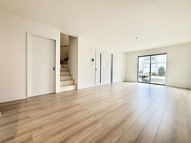 ■リビングイン階段は、家族の会話、一体感を感じられる空間です。