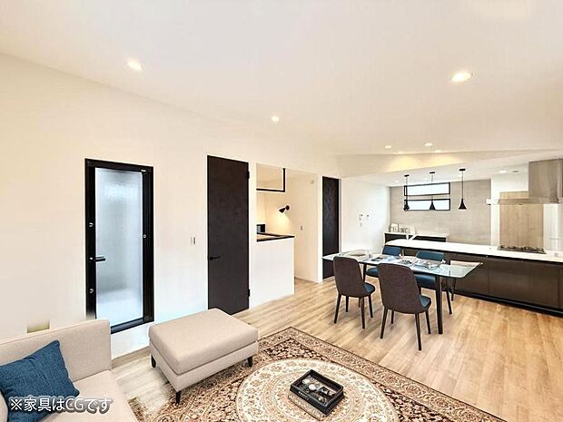 ■心落ち着く場所、ゆったり過ごせるリビング