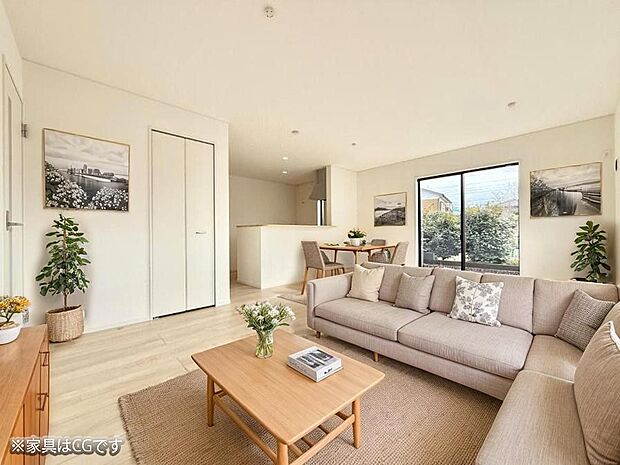 ■心落ち着く場所、ゆったり過ごせるリビング