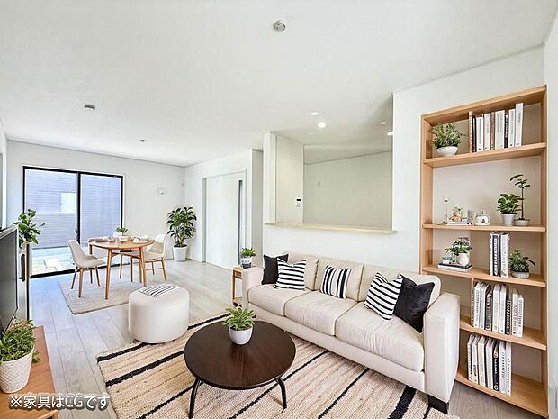 ■心落ち着く場所、ゆったり過ごせるリビング