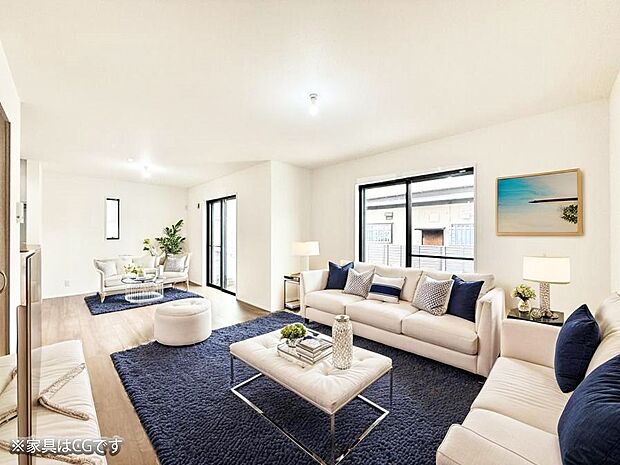 ■くつろぎと笑顔が集まる、心温まるリビング