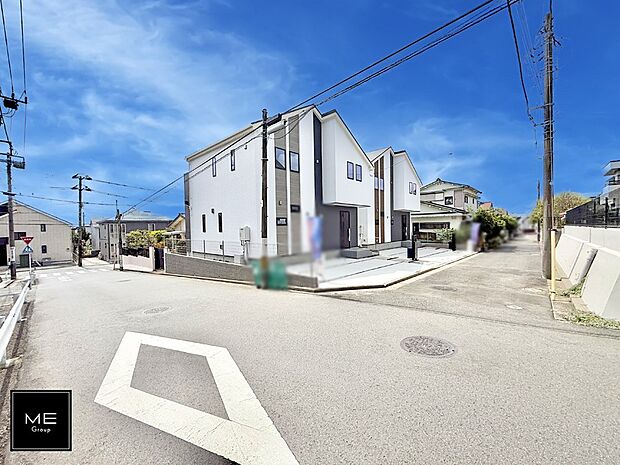 前面道路広々