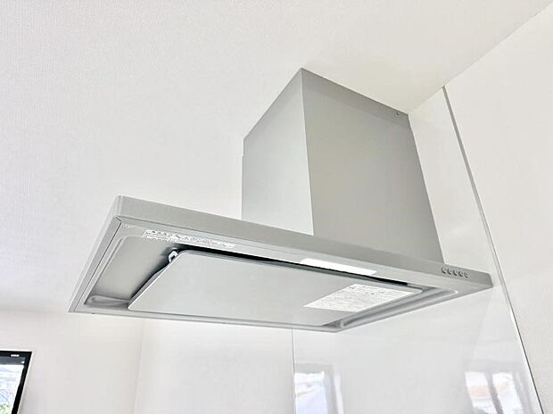 ■調理時の蒸気や匂いが換気扇に誘導され、効率的に排煙ができます。