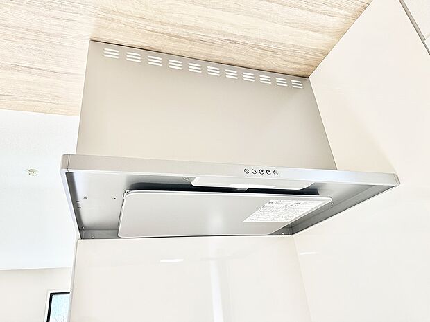 ■調理時の蒸気や匂いが換気扇に誘導され、効率的に排煙ができます。