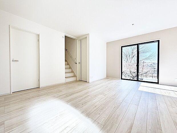 ■リビングイン階段を採用!コミュニケーションが取りやすいですね