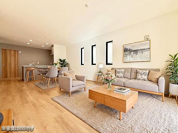 いつの間にか家族が集まっちゃうそんなリビングいいですよね