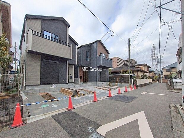前面道路広々