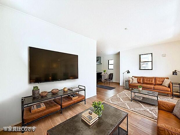 いつの間にか家族が集まっちゃうそんなリビングいいですよね