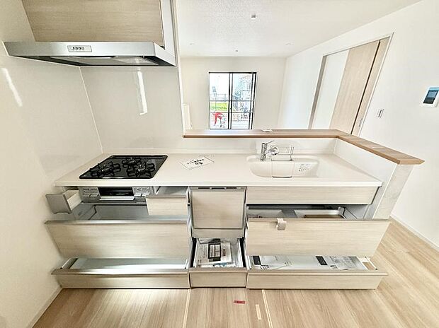 1号棟 ■料理がもっと楽しくなる、快適なキッチン空間