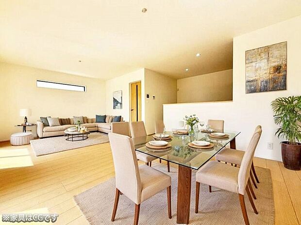 ■くつろぎと笑顔が集まる、心温まるリビング