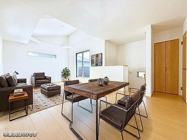 ■心落ち着く場所、ゆったり過ごせるリビング