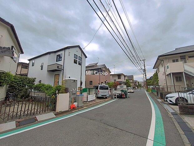 前面道路広々