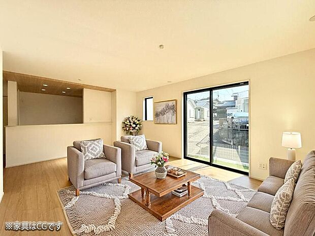 ■光と風を感じる、リラックスできる空間