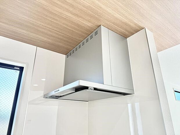 ■調理時の蒸気や匂いが換気扇に誘導され、効率的に排煙ができます。