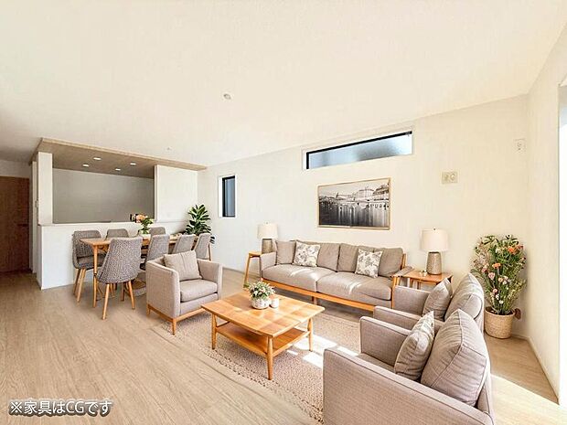 ■くつろぎと笑顔が集まる、心温まるリビング