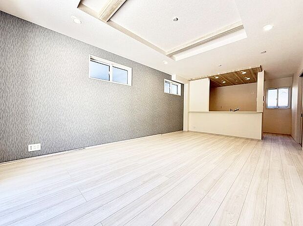 1号棟 ■温もりを感じる、居心地のいいリビング