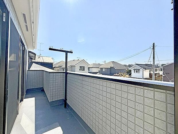 ■お洗濯物がよく乾く陽当たり良好のバルコニーです!