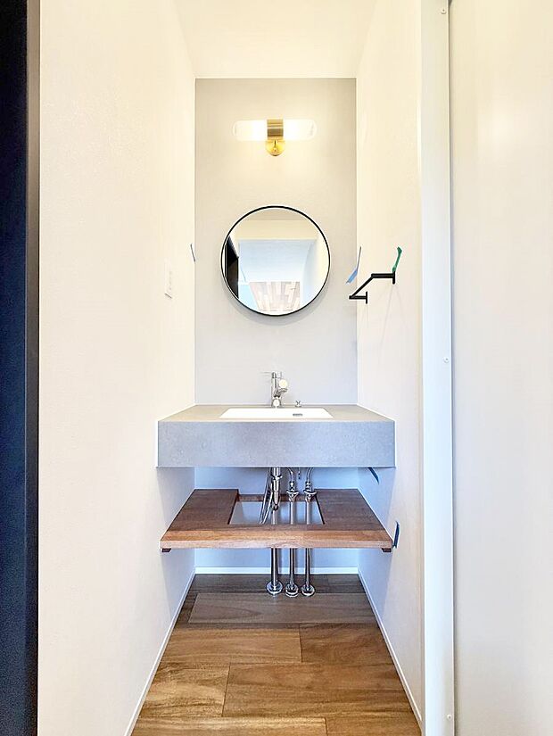 ■お洒落で清潔感のある洗面所