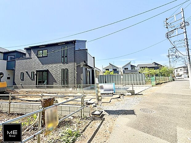 前面道路広々