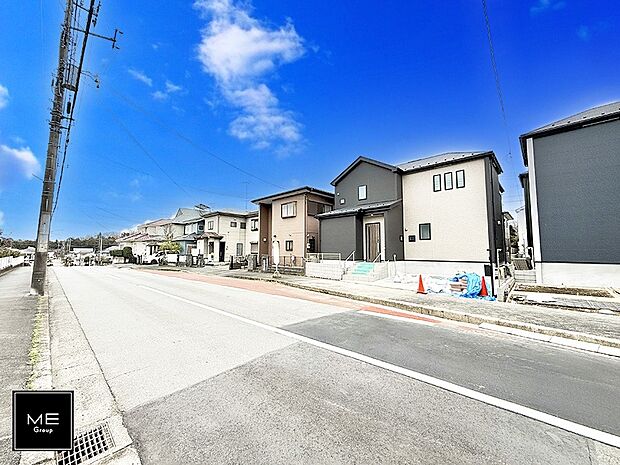■前面道路広々