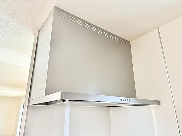 ■調理時の蒸気や匂いが換気扇に誘導され、効率的に排煙ができます。
