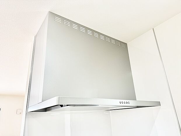 ■調理時の蒸気や匂いが換気扇に誘導され、効率的に排煙ができます。