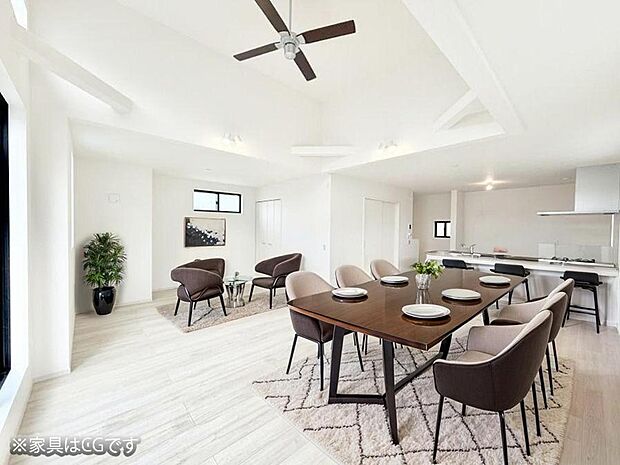 いつの間にか家族が集まっちゃうそんなリビングいいですよね