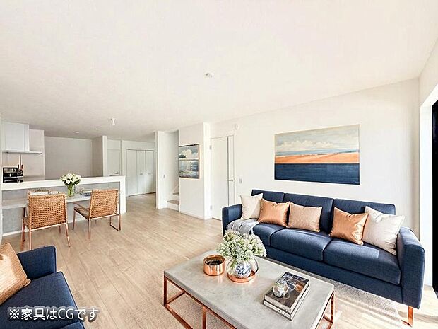 いつの間にか家族が集まっちゃうそんなリビングいいですよね