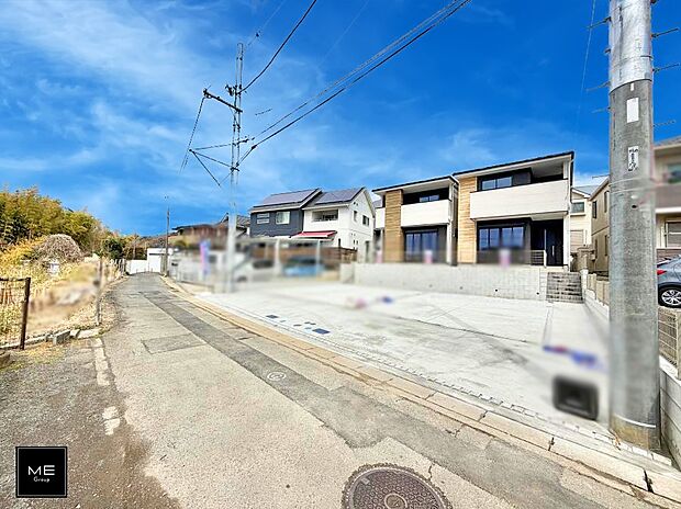 前面道路広々