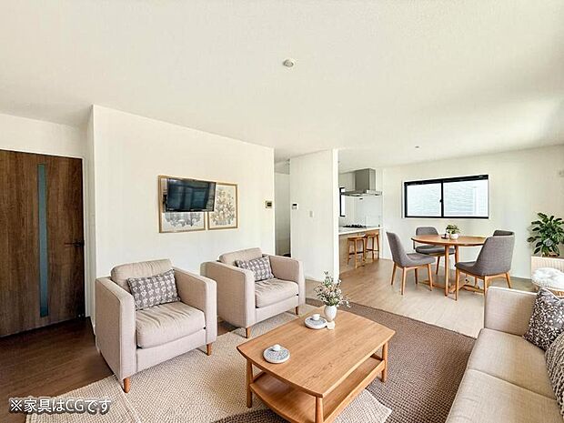 ■心落ち着く場所、ゆったり過ごせるリビング