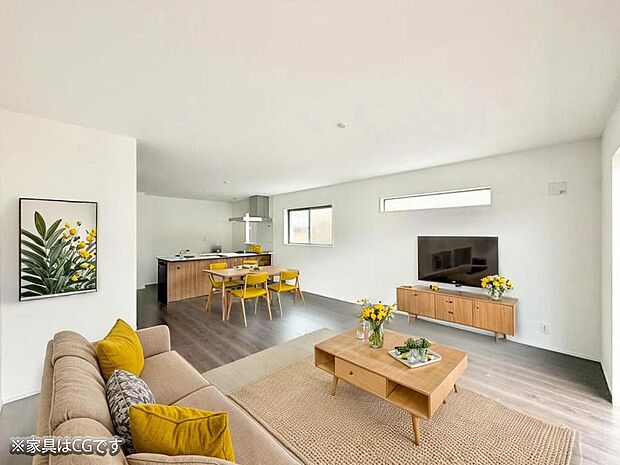 ■心落ち着く場所、ゆったり過ごせるリビング