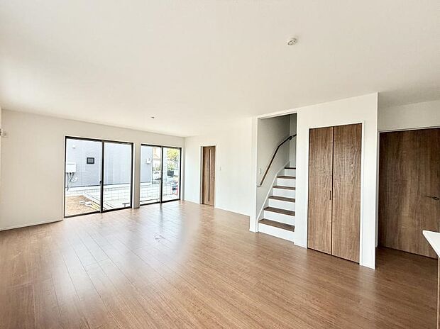 ■リビングイン階段を採用!コミュニケーションが取りやすいですね