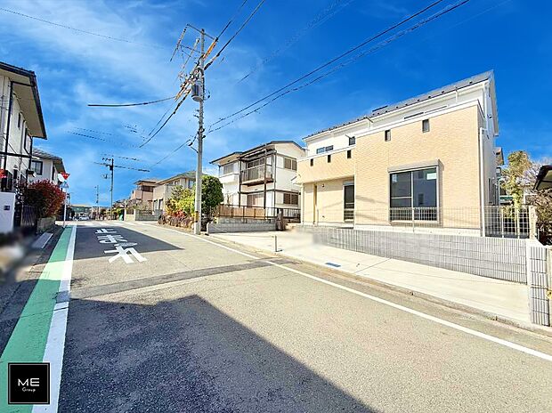 ■南道路幅が約6.5mあり開放感があります!整形地です