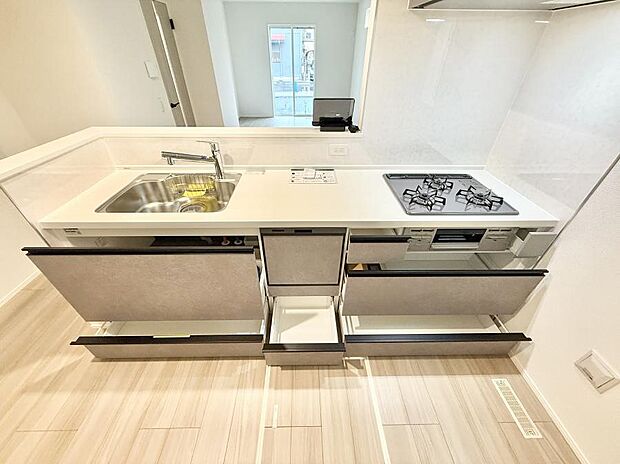 2号棟 ■キレイに片付く、使いやすいキッチン