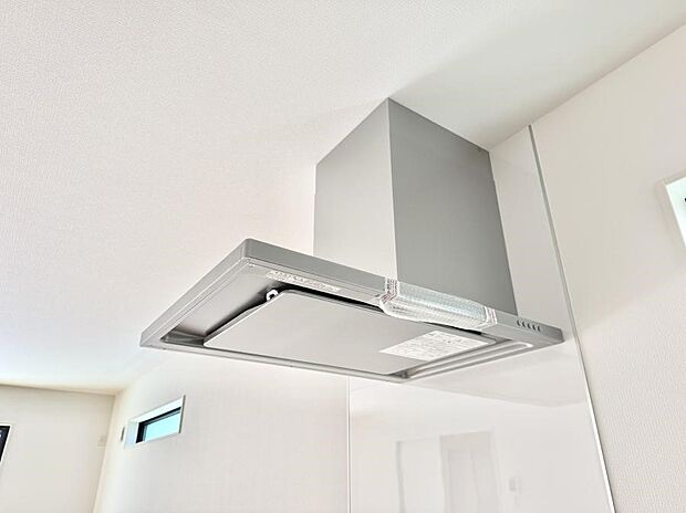 ■調理時の蒸気や匂いが換気扇に誘導され、効率的に排煙ができます。