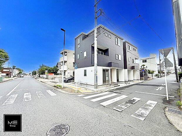 ■前面道路広々