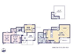 藤沢市鵠沼海岸7丁目3 新築戸建 全1棟