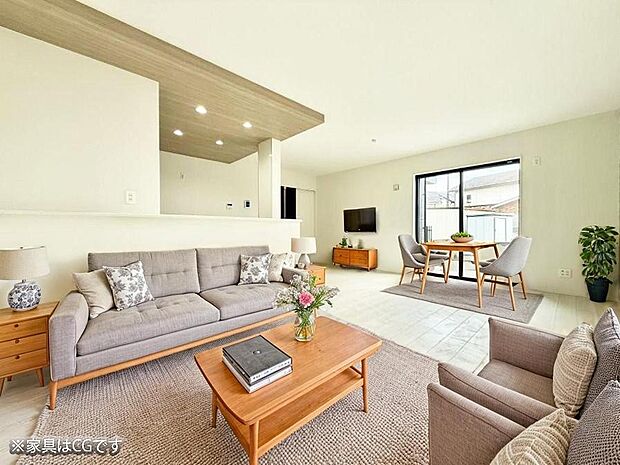 いつの間にか家族が集まっちゃうそんなリビングいいですよね