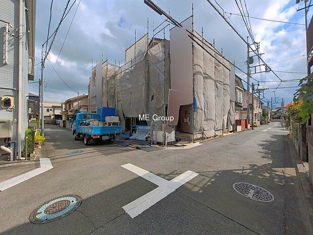 ■前面道路広々