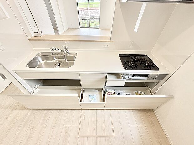 3号棟 ■キレイに片付く、使いやすいキッチン
